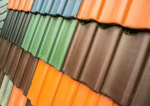kolorowe dachówki